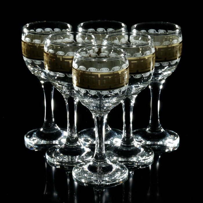 Набор рюмок 60 мл "Меандр", 6 шт