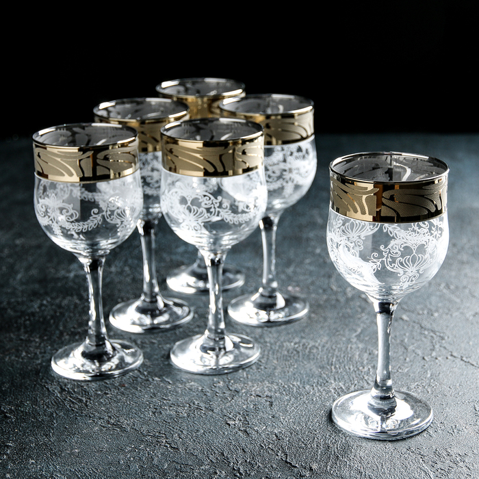 Набор фужеров для вина 240 мл “Мускат", 6 шт