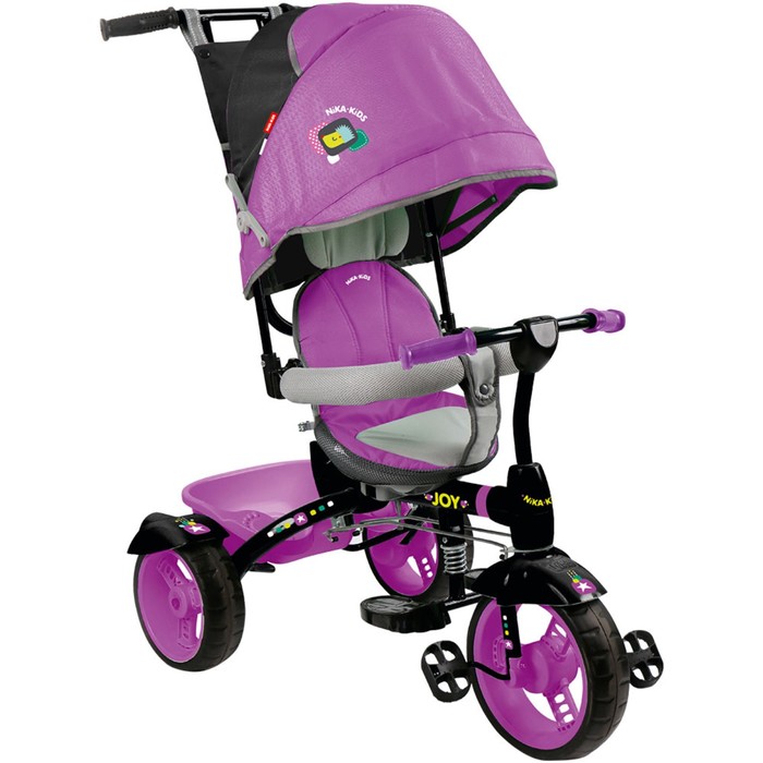 Велосипед трехколесный Nika ВД4, колеса EVA 10"/8", цвет орхидея