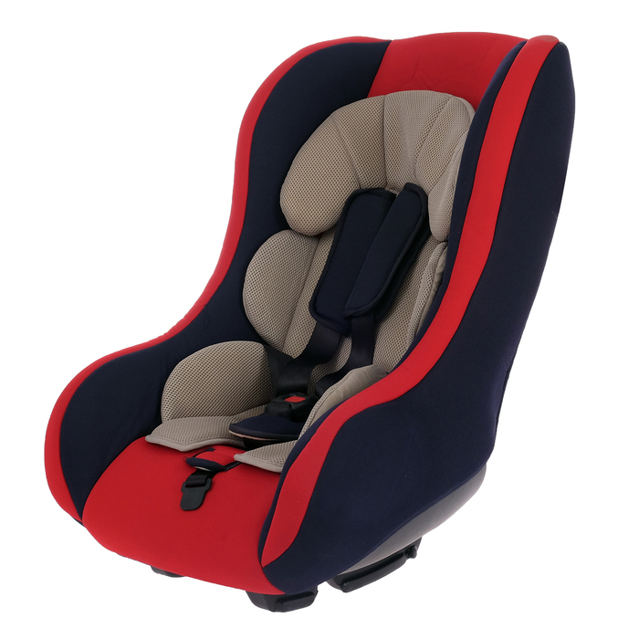 Автокресло, группа 2-3, цвет красный с синим УЦЕНКА