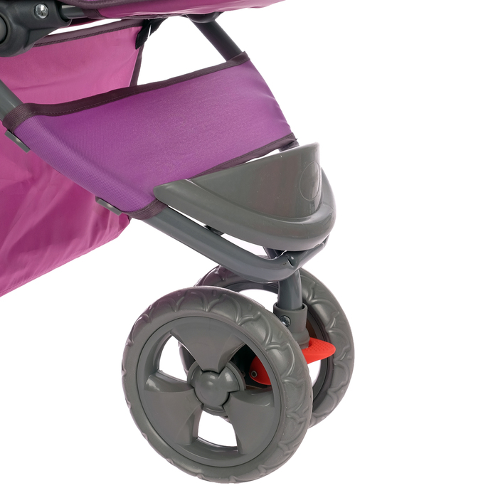 Коляска прогулочная трёхколёсная, цвет сиреневый УЦЕНКА