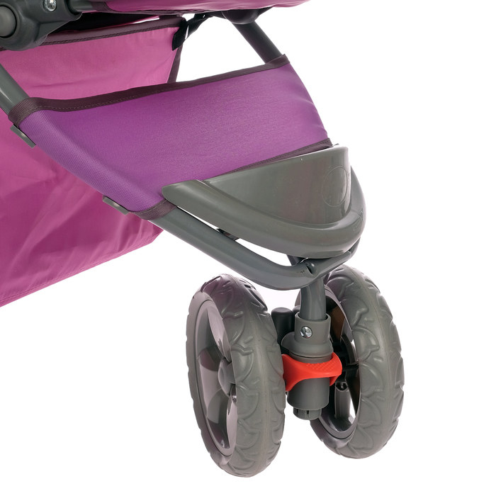 Коляска прогулочная трёхколёсная, цвет сиреневый УЦЕНКА