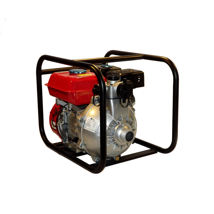 Мотопомпа бензиновая EDON HP15, высоконапорная, выход 1.5"/40 мм, 20 м3/час, 55 м, 7 л/с