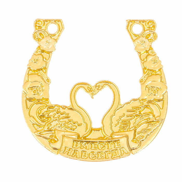 Подкова "Счастливой семье на удачу"