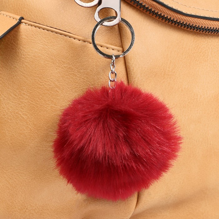 Пушистик на кольце "Лисичка с совушкой друзья навсегда" 8х8х8 см