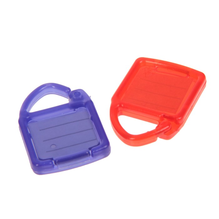 Идентификатор для ключей (набор 10 шт) МИКС 3,5х2,5 см