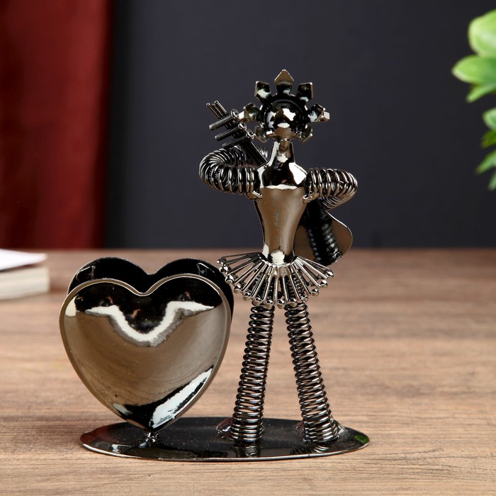 Сувенир металл карандашница "Самоделкин с гитарой" 15,5х13,5х6,5 см