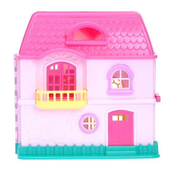 Загородная вилла для кукол с мебелью и аксессуарами, световые и звуковые эффекты