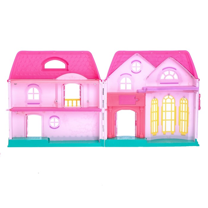 Загородная вилла для кукол с мебелью и аксессуарами, световые и звуковые эффекты