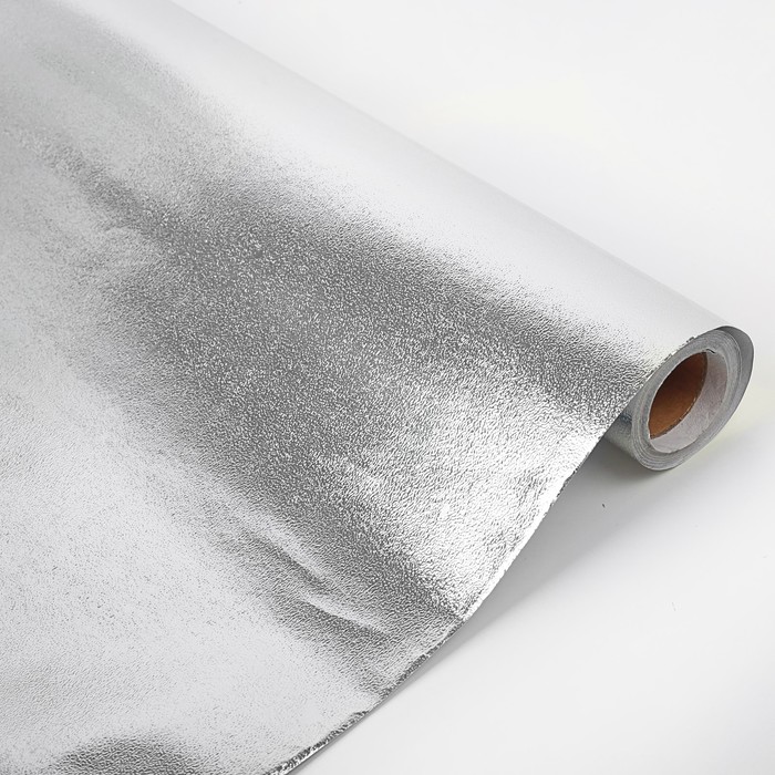 Бумага-пленка перламутровая 0,5 х 10 м серебряный