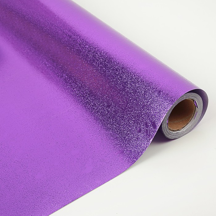 Бумага-пленка перламутровая 0,5 х 10 м фиолетовый