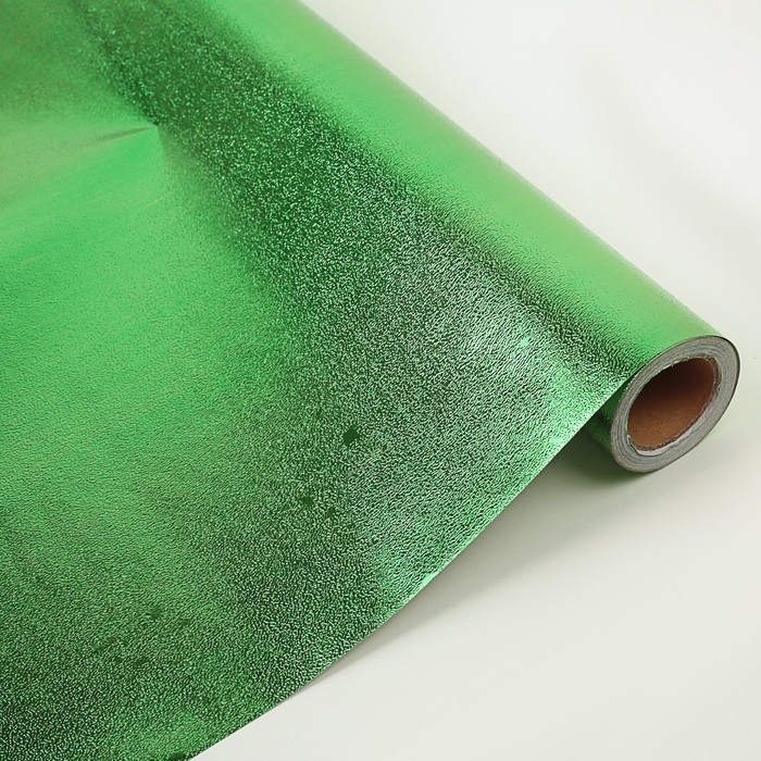 Бумага-пленка перламутровая 0,5 х 10 м зелёный