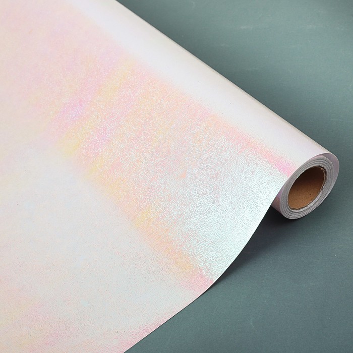 Бумага-пленка перламутровая 0,5 х 10 м белой