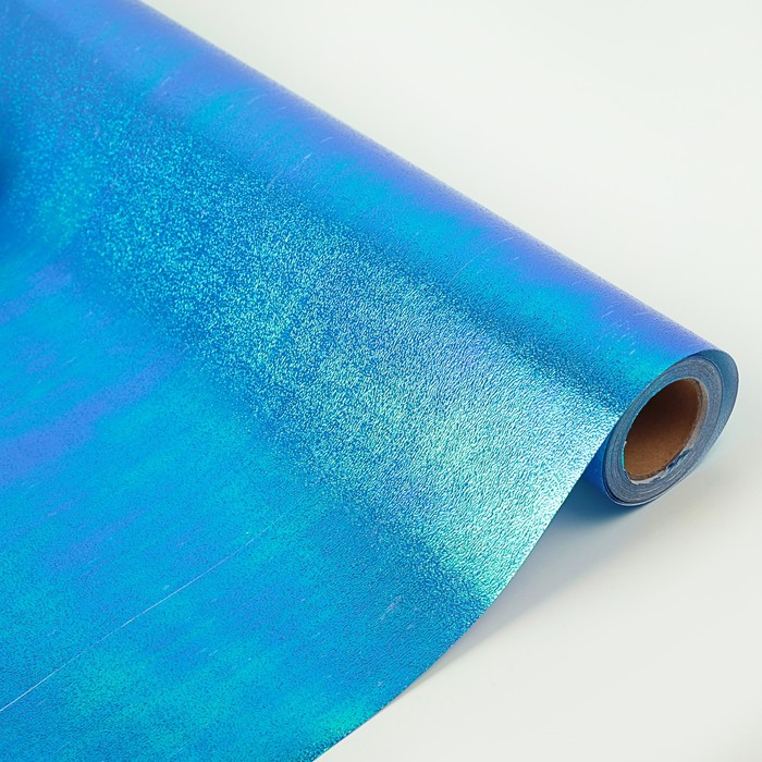 Бумага-пленка перламутровая 0,5 х 10 м бирюзовый