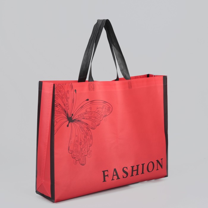 Сумка хозяйственная, отдел без молнии, цвет красный