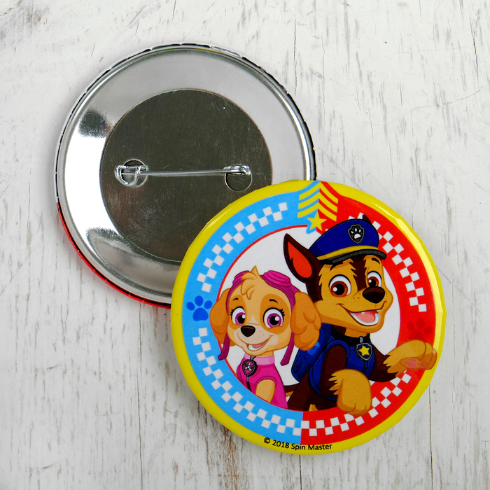 Щенячий патруль. Значок на открытке "Выпускник детского сада", D=56 мм