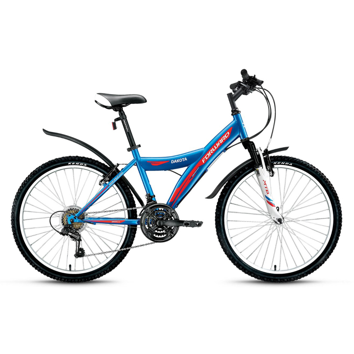 Велосипед 24" Forward Dakota 24 2.1, 2018, цвет синий, размер 13"