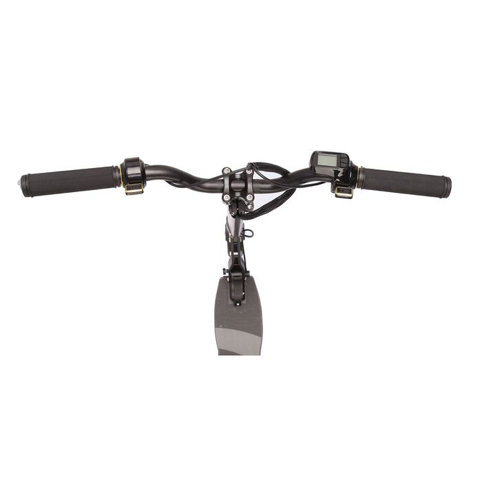 Электросамокат Novatrack колеса 140мм, P 12V150W, 25 км/ч, max 100кг, цвет черный