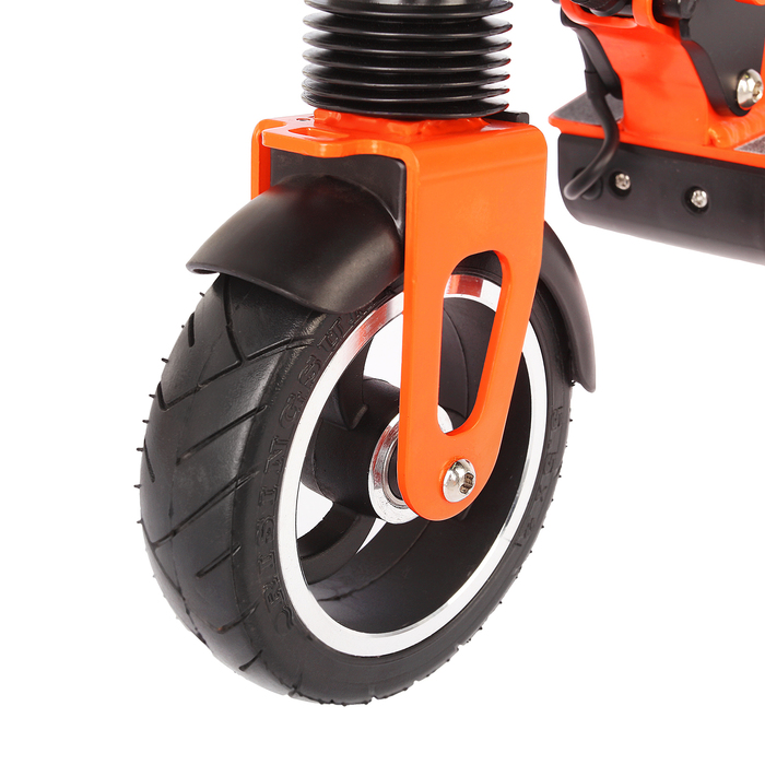 Электросамокат Novatrack колеса 140мм, P 12V150W, 25 км/ч, max 100кг, цвет оранжевый