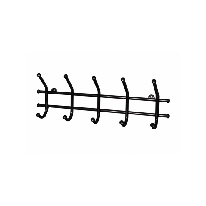 Вешалка настенная "Норма 5", цвет чёрный