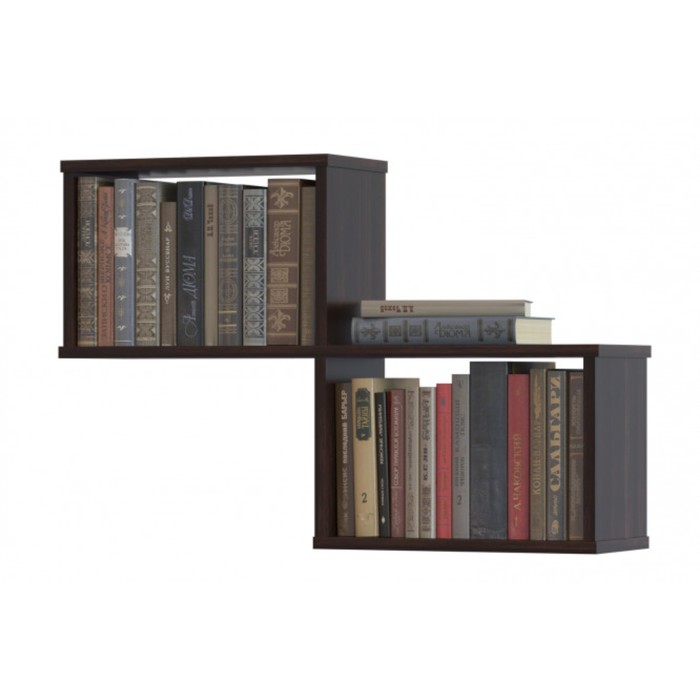 Полка настенная "ПК 1", ЛДСП, цвет венге