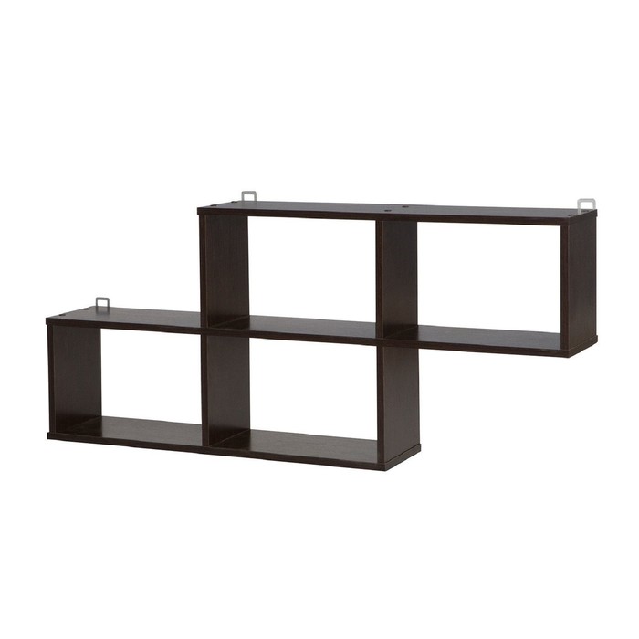 Полка настенная "ПК 3", ЛДСП, цвет венге