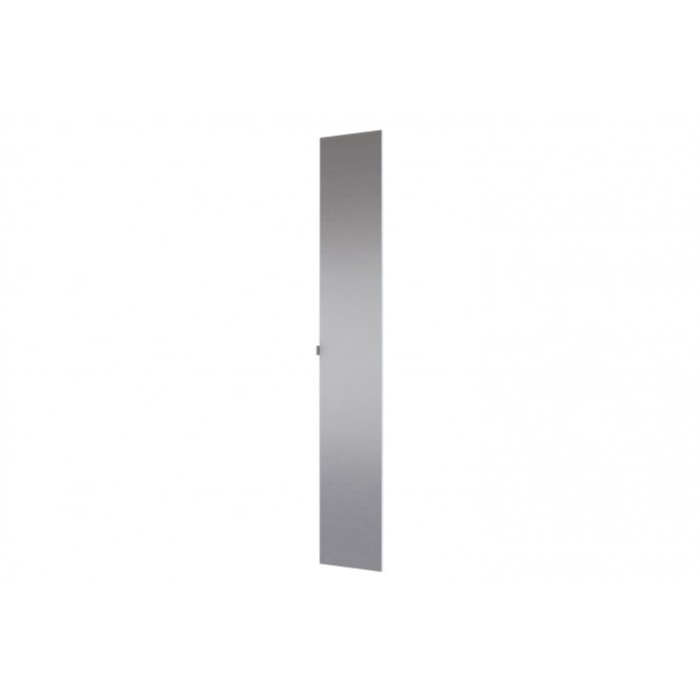 Фасад с зеркалом "Оскар", 37х2х228 см, цвет белый