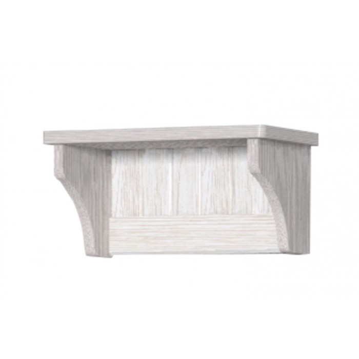 Полка навесная "Марсель", ЛДСП, цвет бодега светлая