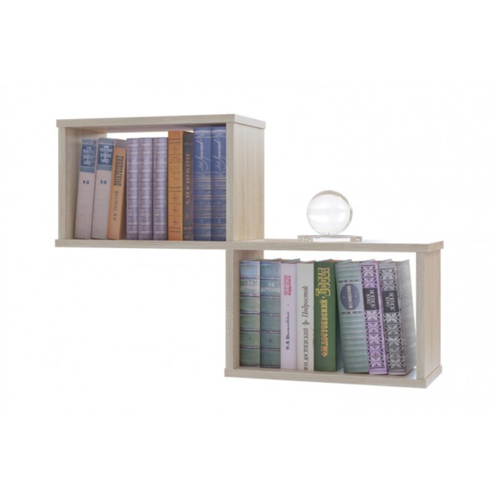 Полка книжная "ПК 1", ЛДСП, цвет дуб сонома