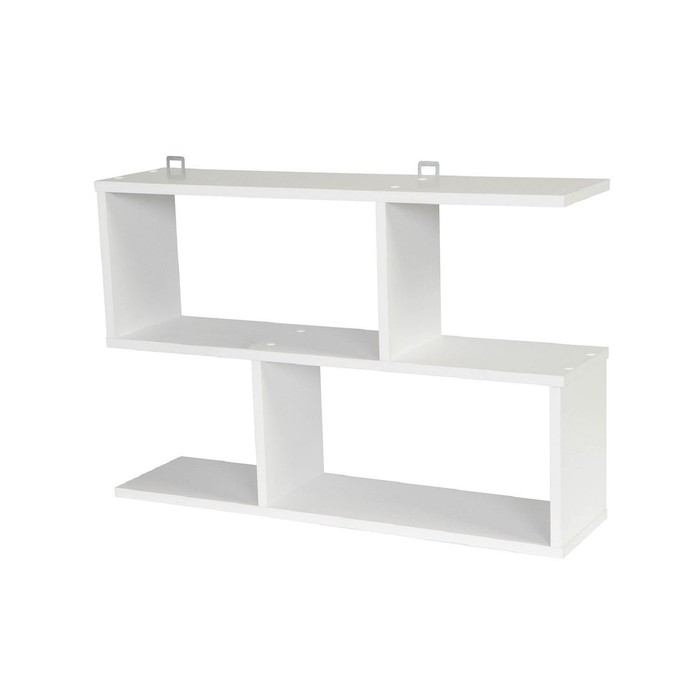 Полка книжная "ПК-2", ЛДСП, цвет белый