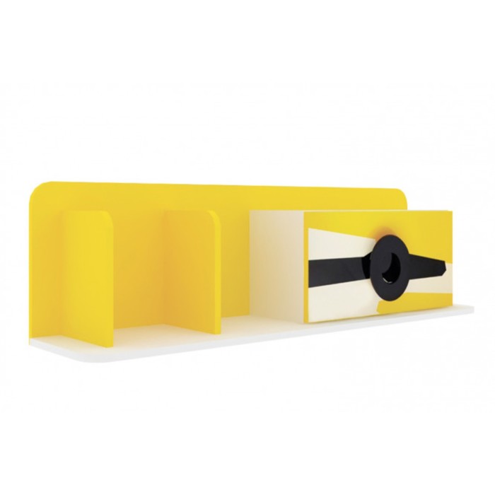Полка "Авиатор", ЛДСП, цвет жёлтый