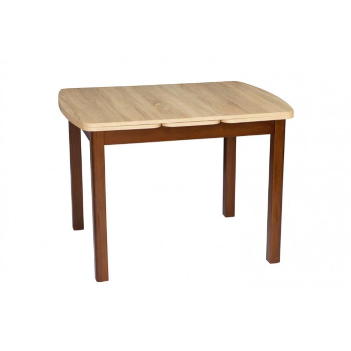 Стол "Орлеан", цвет дуб сонома/орех тёмный