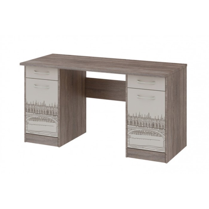 Стол "Лондон", цвет дуб сонома/бежевый