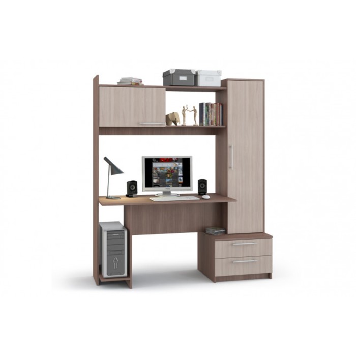 Компьютерный стол "Денвер", цвет ясень