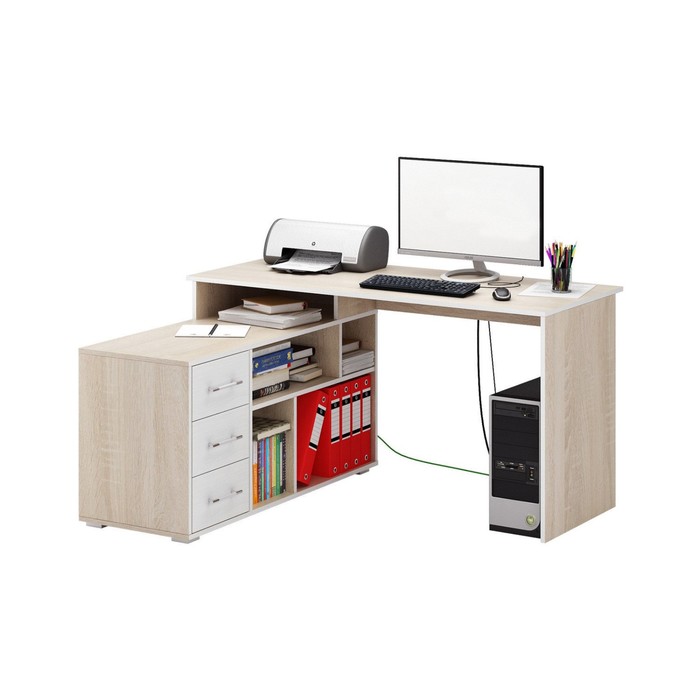 Компьютерный стол "Краст-2", цвет дуб