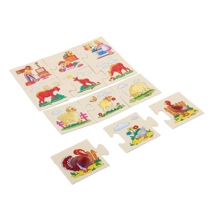 Настольная игра "Парные картинки. Мама, папа и я"