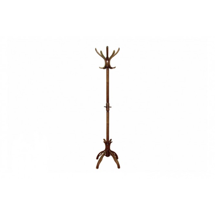 Вешалка напольная "В 12Н", цвет коричневый