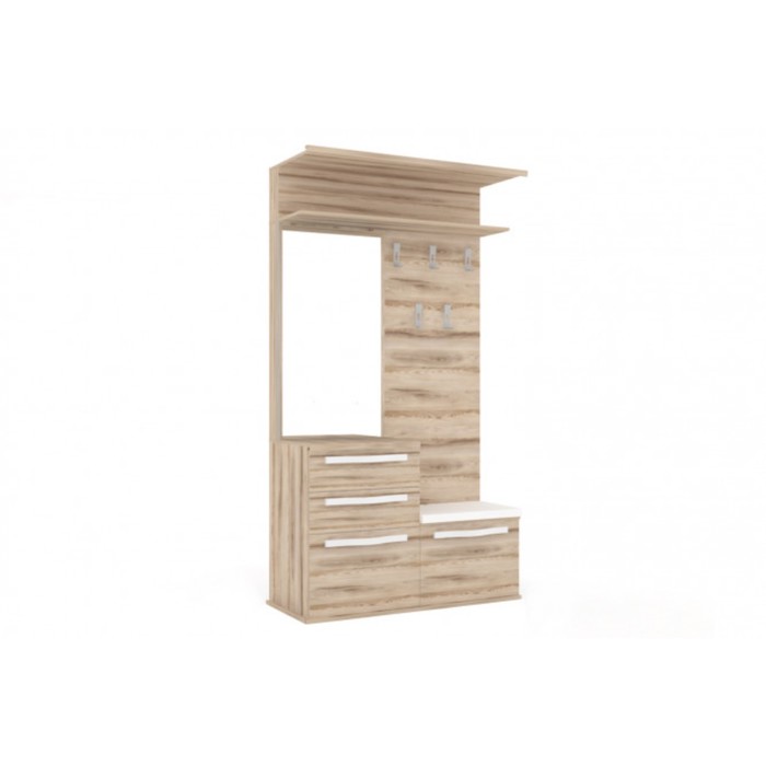 Вешалка комбинированная "Марта", цвет бежевый