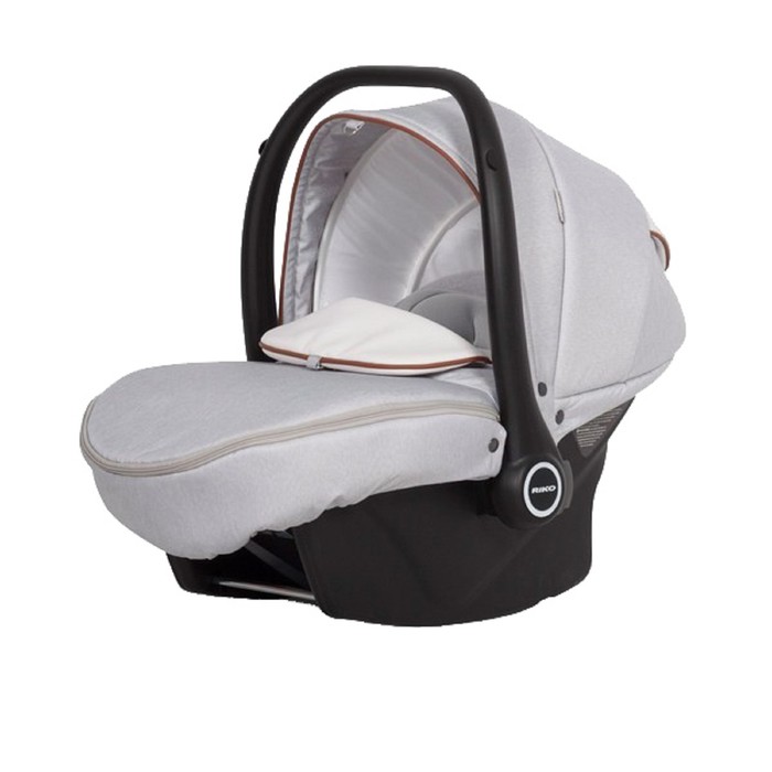 Коляска 3 в 1 NATURO (Riko), 01 коричневый-серый