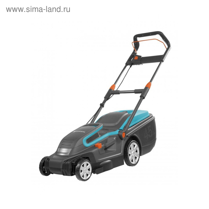 

Газонокосилка электрическая GARDENA PowerMax 1600/37, 1600Вт, ширина 37см, высота 20-60 мм