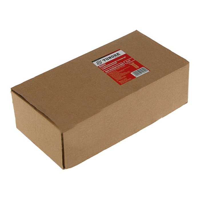 Болт с шестигранной головкой TUNDRA krep, DIN 933, М10х20, к.п. 8.8, оцинк., 5 кг (235 шт.)