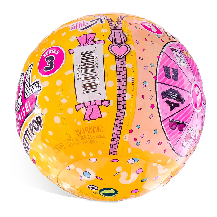 Кукла LOL с конфетти