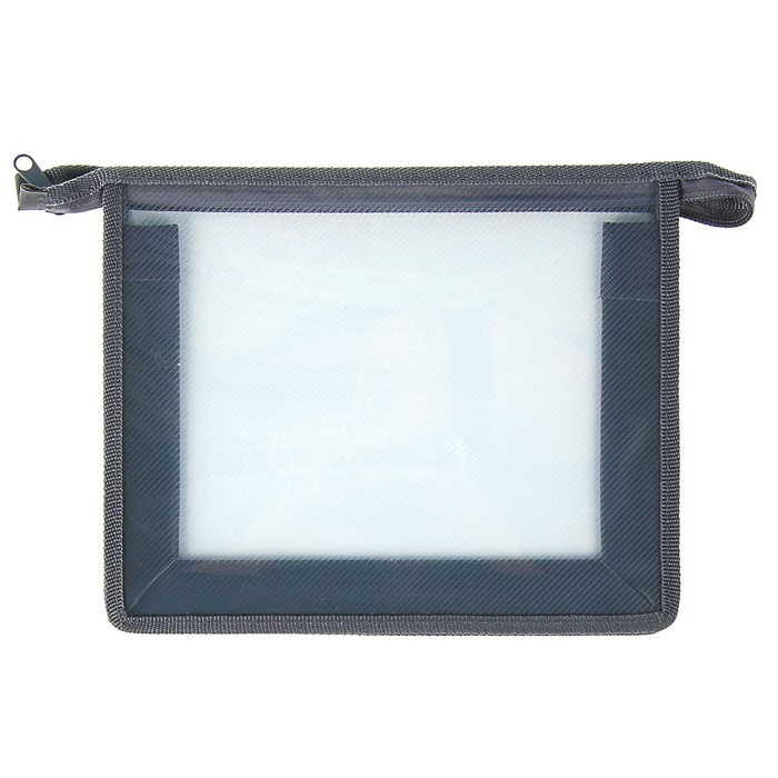 Папка для тетрадей А5, молния сверху, ламинированный картон, фольга "Истребитель"