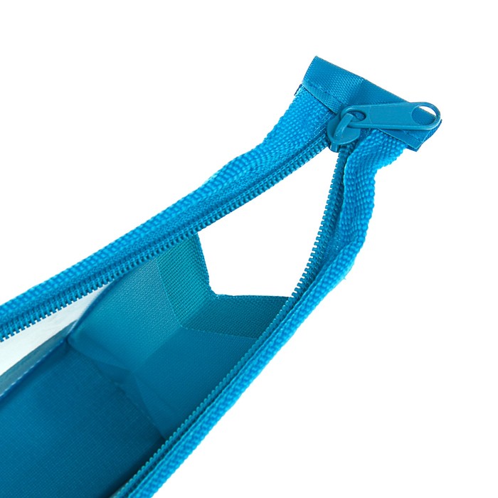 Папка для тетрадей А5, молния сверху, ламинированный картон, многоуровневый конгрев "Сердечки-бантики"