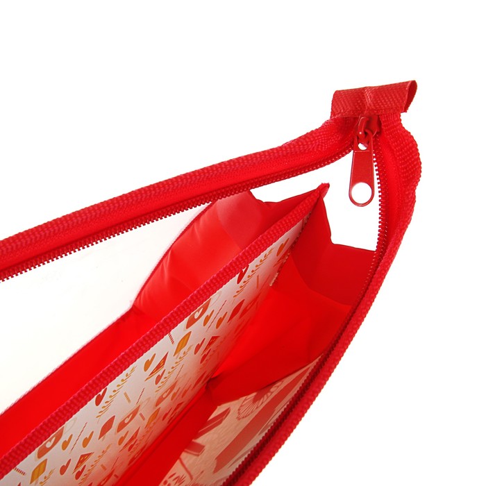 Папка для труда А4, молния сверху, пластиковая "Любовь к Парижу"