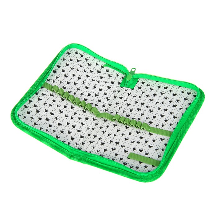 Пенал 1 секция 115х190х30мм, ламинированный картон, многоуровневый конгрев "Яркая девочка"