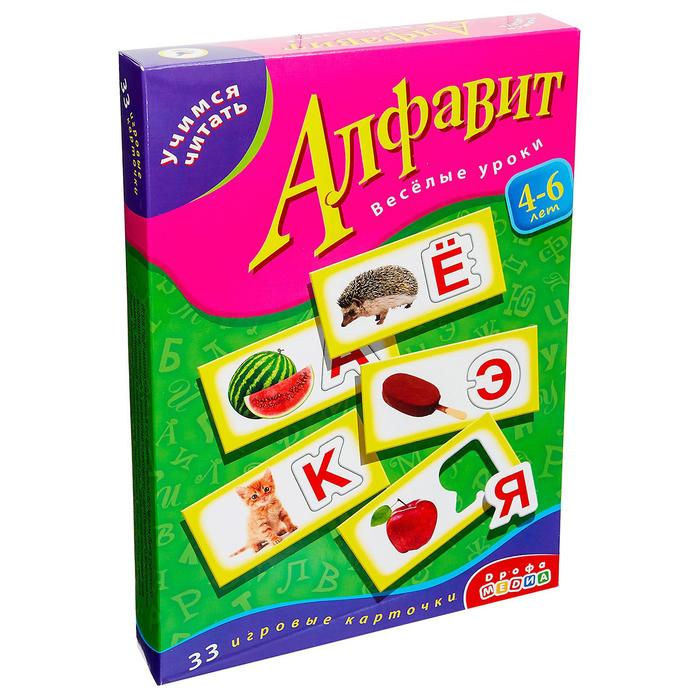 Настольная игра &quot;Алфавит. Учимся читать&quot;