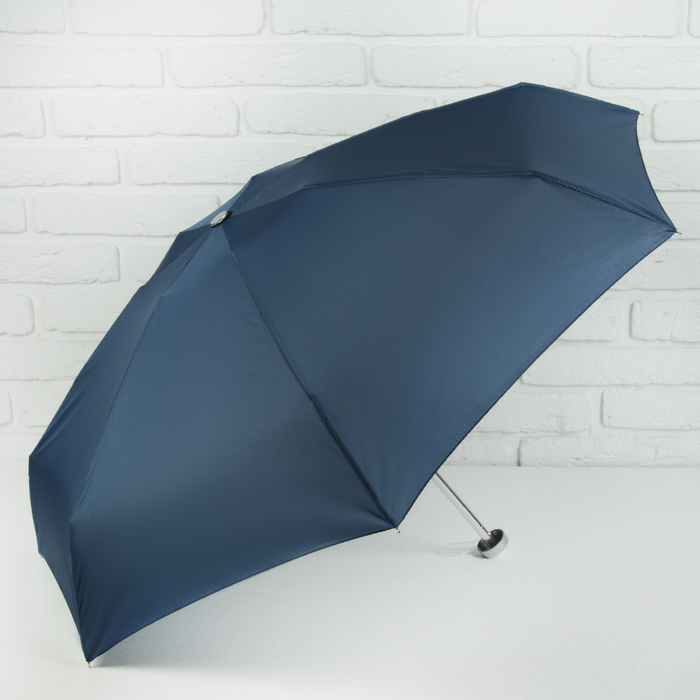 Зонт механический "Мини", R=46см, цвет синий