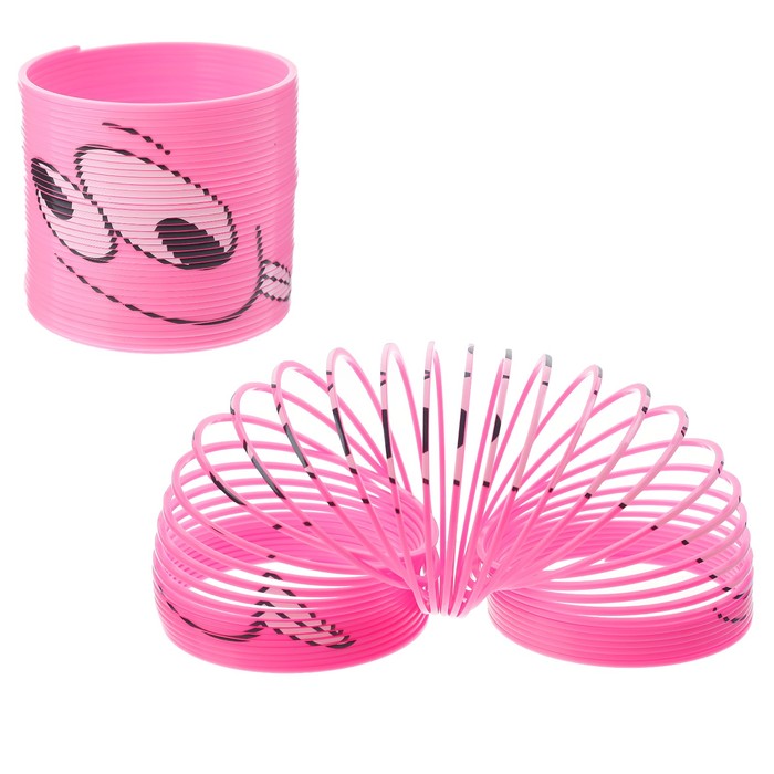 Пружинка-радуга "Рожицы", виды МИКС