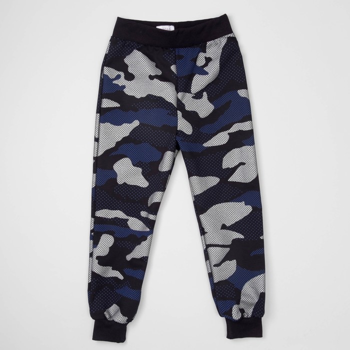 Спортивный костюм для мальчика MINAKU "Милитари", рост 146-152 см, цвет синий